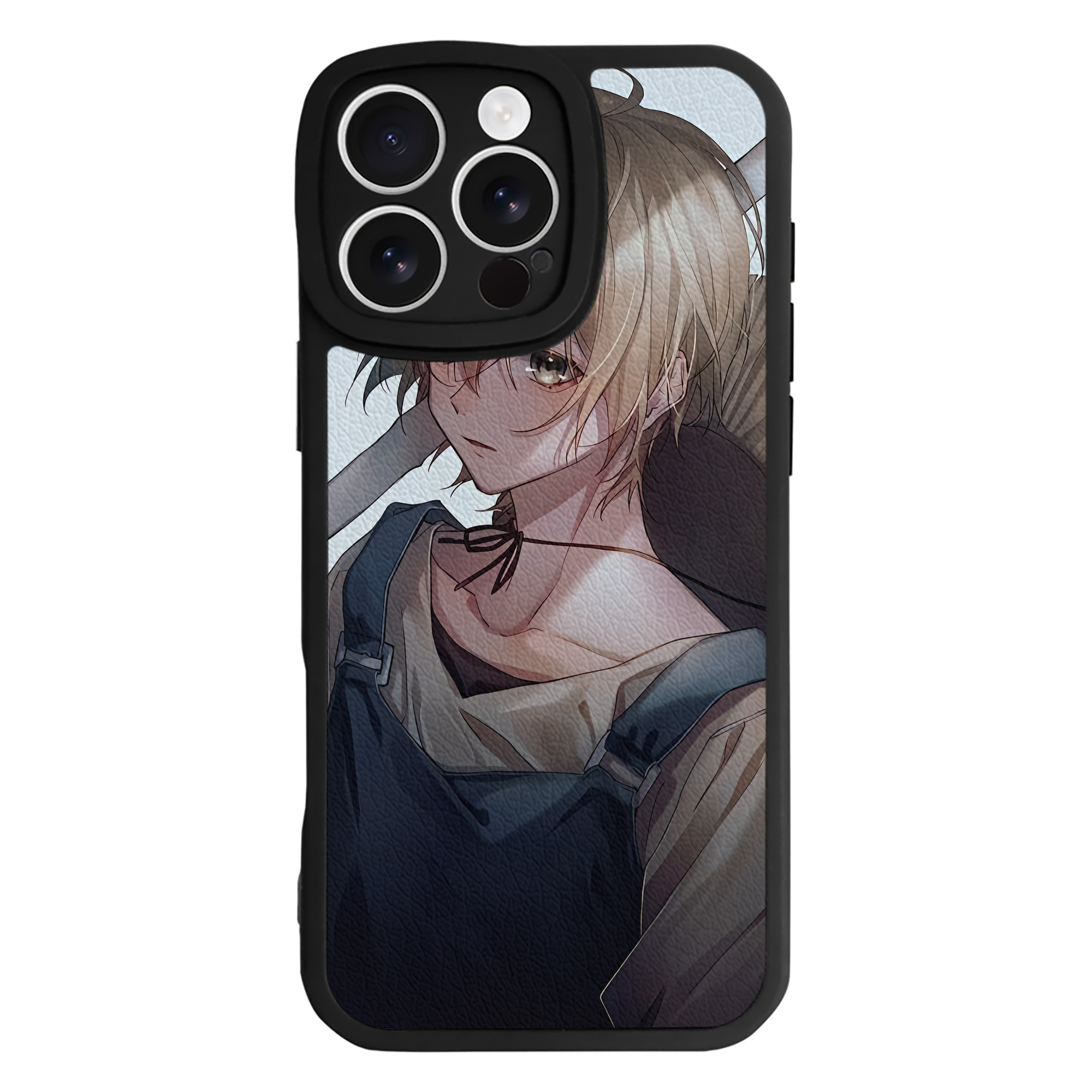 （画像用） 文豪ストレイドッグス Bungo Stray Dogs 【iPhone 16シリーズ対応】シリコンスマホケース（レザー調） 材質：シリコン